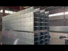 Серебряная лестница типа кабельной подноски изгибает кроссовки для устойчивости к коррозии и огнестойкости